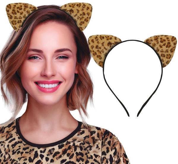 Grote foto haarband luipaard bruin geel verzamelen overige verzamelingen