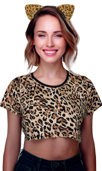 Grote foto haarband luipaard bruin geel verzamelen overige verzamelingen