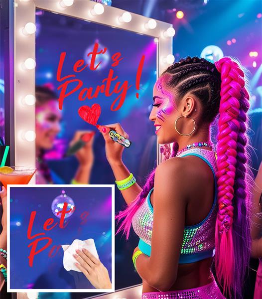 Grote foto vloeibare krijtstift rood verzamelen overige verzamelingen