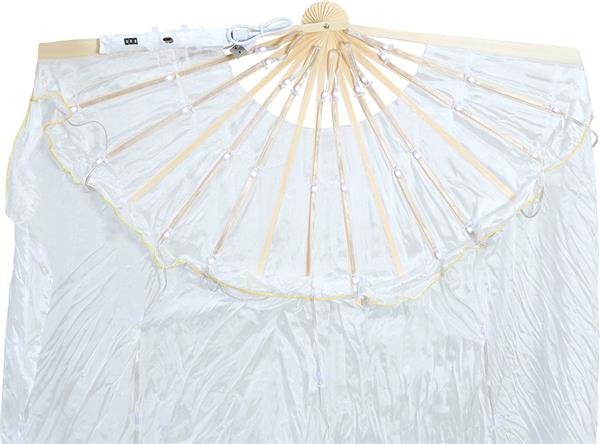 Grote foto white fan with multifunctional led 75x150 cm verzamelen overige verzamelingen