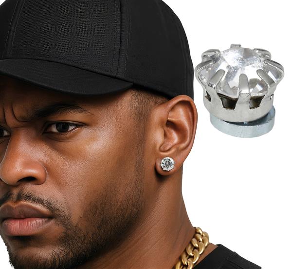 Grote foto blister with 2 magnetic earrings verzamelen overige verzamelingen