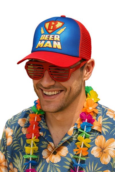 Grote foto pet beer man blauw rood verzamelen overige verzamelingen