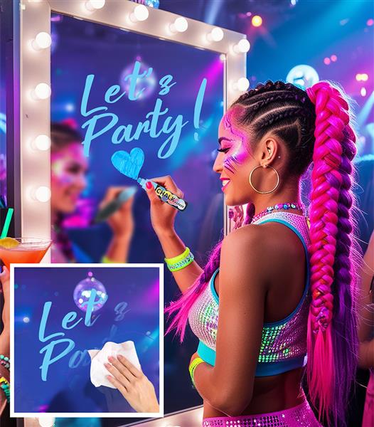 Grote foto vloeibare krijtstift blauw verzamelen overige verzamelingen