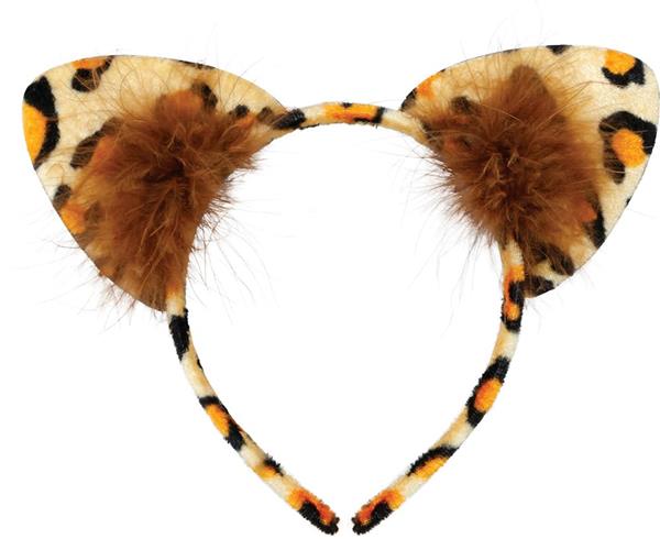 Grote foto leopard hoofdband verzamelen overige verzamelingen
