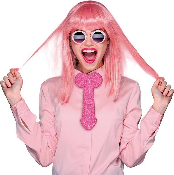 Grote foto penis tie with glitter effect 30 cm adult verzamelen overige verzamelingen