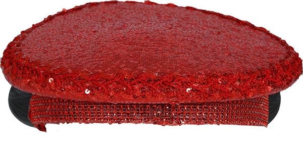 Grote foto police red hat with horns adult verzamelen overige verzamelingen