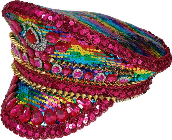 Grote foto politie pet roze regenboog steentjes verzamelen overige verzamelingen