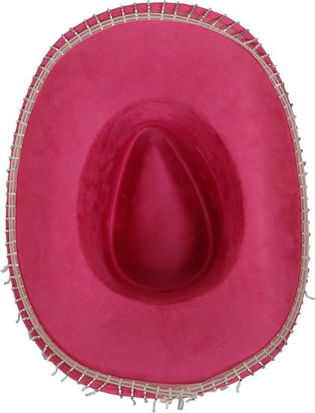 Grote foto roze cowboy hoed franjes verzamelen overige verzamelingen