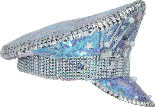 Grote foto police blue hat with pearls adult verzamelen overige verzamelingen