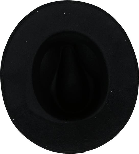 Grote foto zwarte vilten cowboyhoed met studs voor volwassenen verzamelen overige verzamelingen