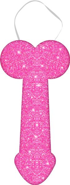 Grote foto penis tie with glitter effect 30 cm adult verzamelen overige verzamelingen