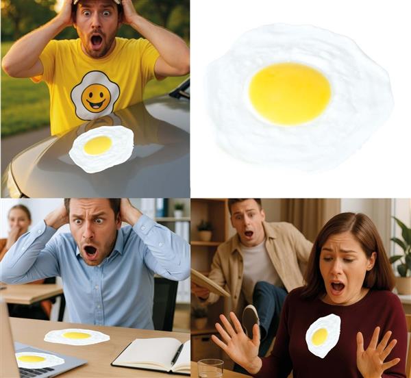Grote foto fried egg latex verzamelen overige verzamelingen