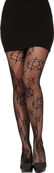 Grote foto zwarte panty met hartjes verzamelen overige verzamelingen