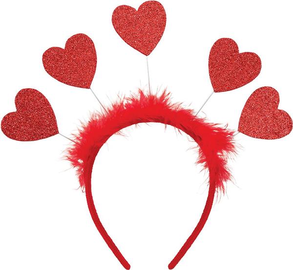 Grote foto haarband hartjes rood verzamelen overige verzamelingen