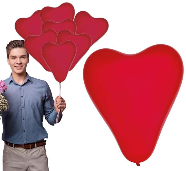 Grote foto zak met 10 hartjes ballonnen verzamelen overige verzamelingen