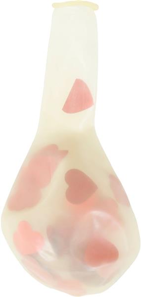 Grote foto zak van 10 ballonnen met hartjes confetti verzamelen overige verzamelingen