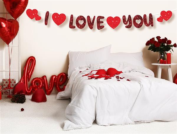 Grote foto i love you slinger 300 cm verzamelen overige verzamelingen