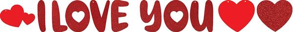 Grote foto i love you slinger 300 cm verzamelen overige verzamelingen