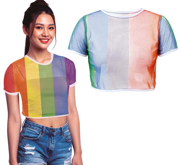 Grote foto rainbow mesh t shirt verzamelen overige verzamelingen