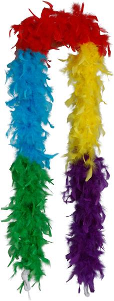 Grote foto boa feather 80 gr multicolour verzamelen overige verzamelingen