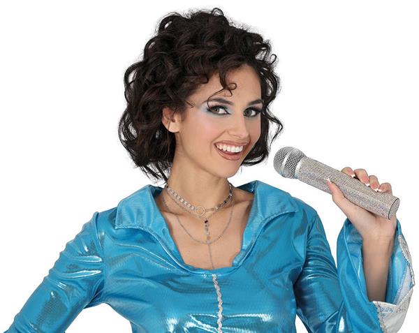 Grote foto microphone with glitter 21 cm verzamelen overige verzamelingen