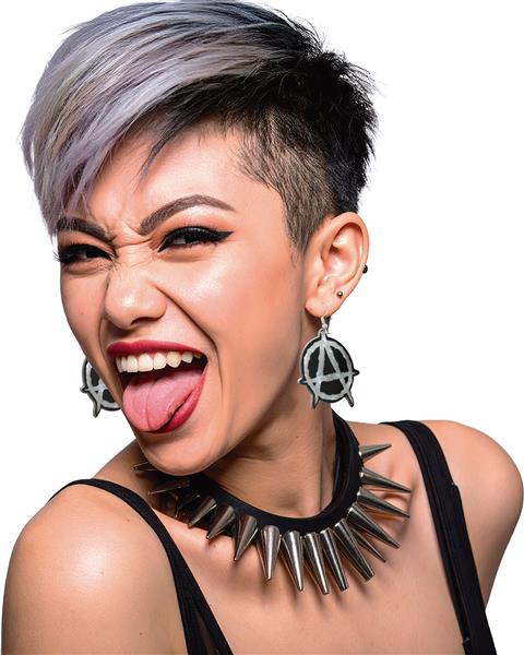 Grote foto punk earrings verzamelen overige verzamelingen