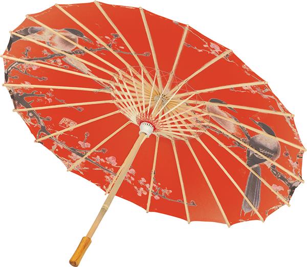 Grote foto red japanese umbrella 82 cm verzamelen overige verzamelingen