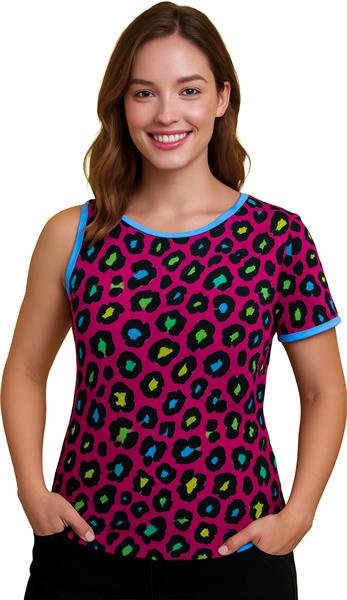 Grote foto leopard t shirt 80s verzamelen overige verzamelingen