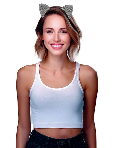 Grote foto katten haarband zilver verzamelen overige verzamelingen