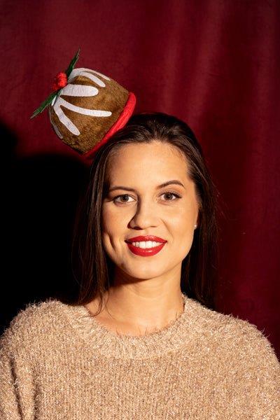 Grote foto cupcake with mistletoe headband 19x19cm verzamelen overige verzamelingen