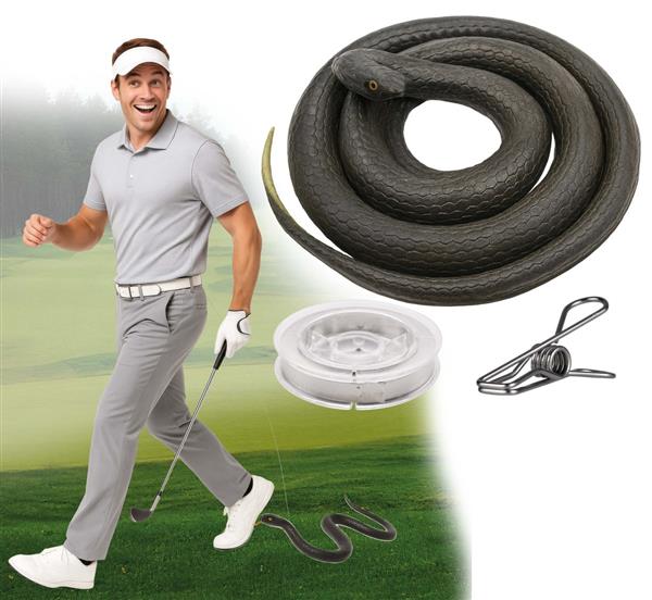 Grote foto nep slang met touw en clip verzamelen overige verzamelingen