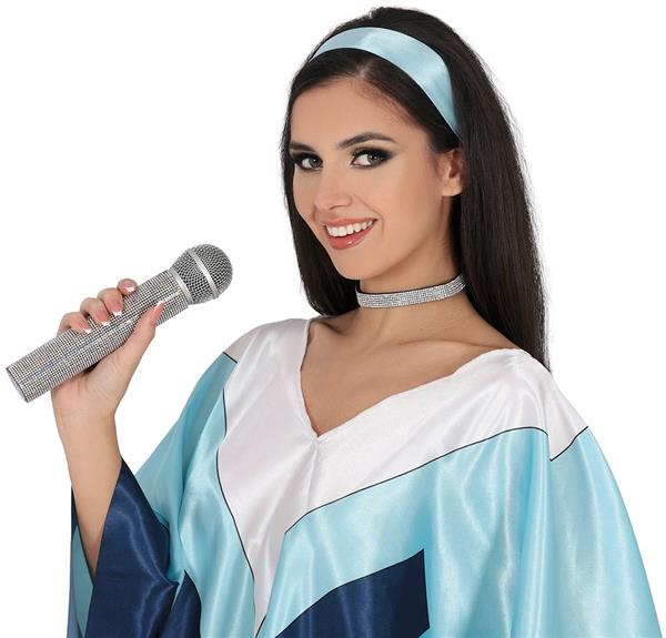 Grote foto microphone with glitter 21 cm verzamelen overige verzamelingen