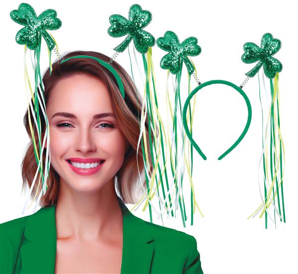 Grote foto st. patrick klavertje haarband verzamelen overige verzamelingen