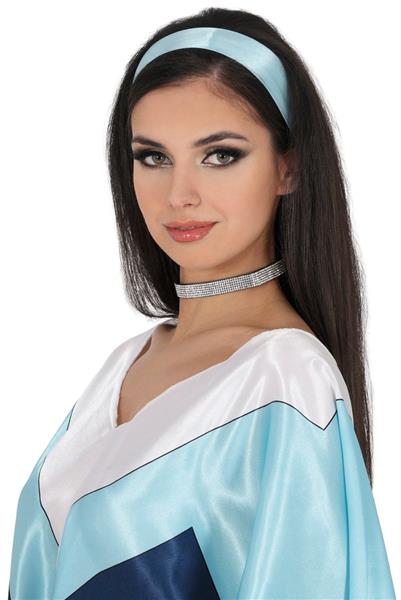 Grote foto zwart zilveren ketting met glitter verzamelen overige verzamelingen