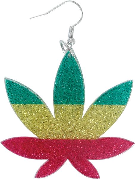 Grote foto marijuana leaf earrings verzamelen overige verzamelingen