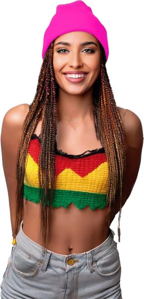 Grote foto neon muts roze verzamelen overige verzamelingen