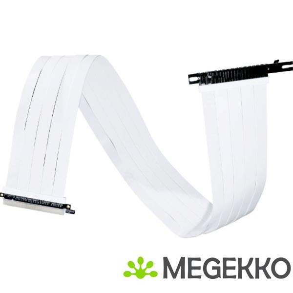 Grote foto lian li pw pciv 4 90x pcie 4.0 riser kabel white computers en software netwerkkaarten routers en switches