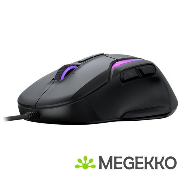 Grote foto turtle beach kone ii zwart gaming muis computers en software overige computers en software