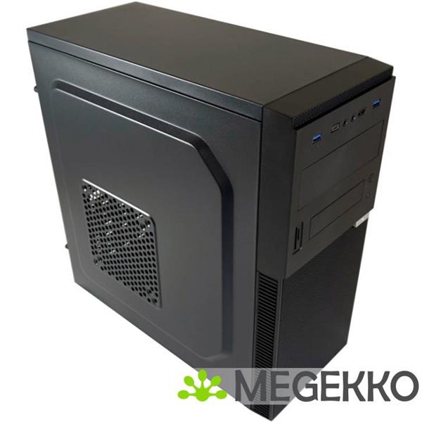 Grote foto lc power lc 7041b on computerbehuizing midi tower zwart computers en software behuizingen en kasten