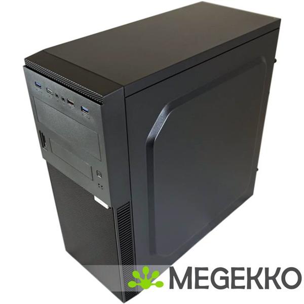 Grote foto lc power lc 7041b on computerbehuizing midi tower zwart computers en software behuizingen en kasten