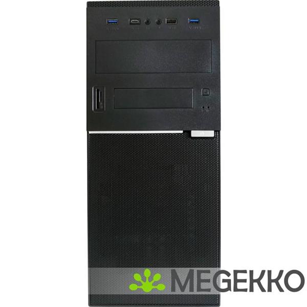 Grote foto lc power lc 7041b on computerbehuizing midi tower zwart computers en software behuizingen en kasten