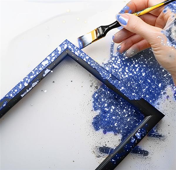 Grote foto blauwe glitter 10 gram verzamelen overige verzamelingen