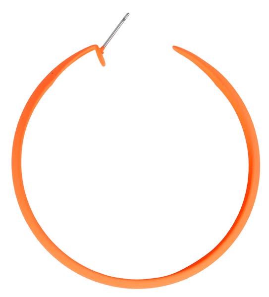 Grote foto neon hoop earrings oranje verzamelen overige verzamelingen