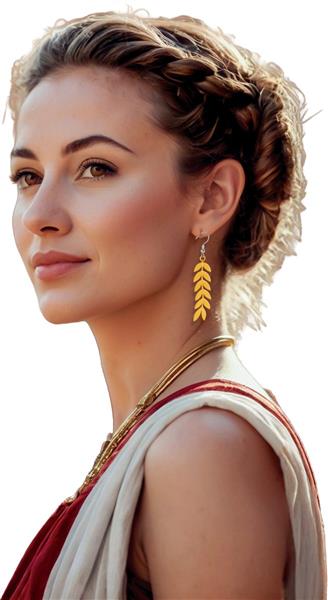Grote foto gold roman earrings verzamelen overige verzamelingen