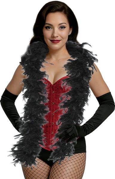 Grote foto boa feather 80 gr zwart verzamelen overige verzamelingen