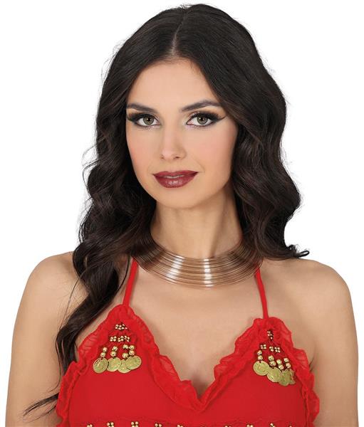 Grote foto gouden metallic choker verzamelen overige verzamelingen