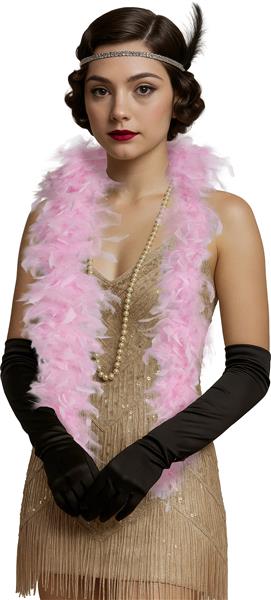 Grote foto boa feather 80 gr roze verzamelen overige verzamelingen