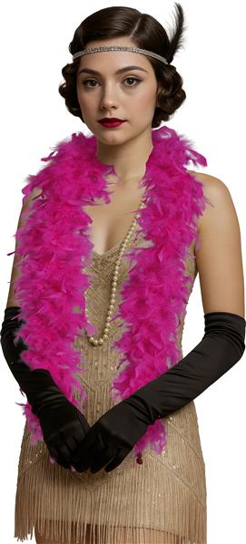 Grote foto boa feather 80 gr fuchsia verzamelen overige verzamelingen