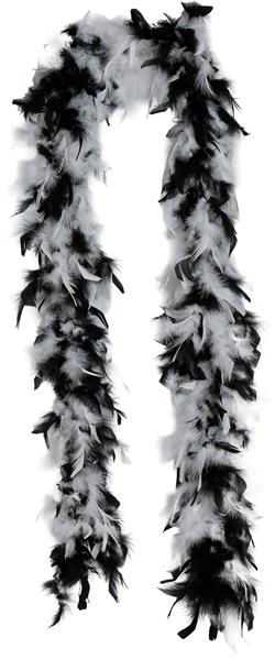 Grote foto boa feather 80 gr zwart wit verzamelen overige verzamelingen
