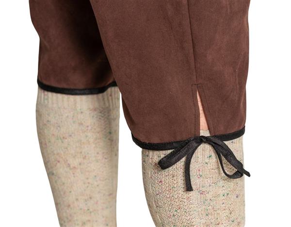 Grote foto lederhose johann met verstelbare bretels donkerbruin lang verzamelen overige verzamelingen